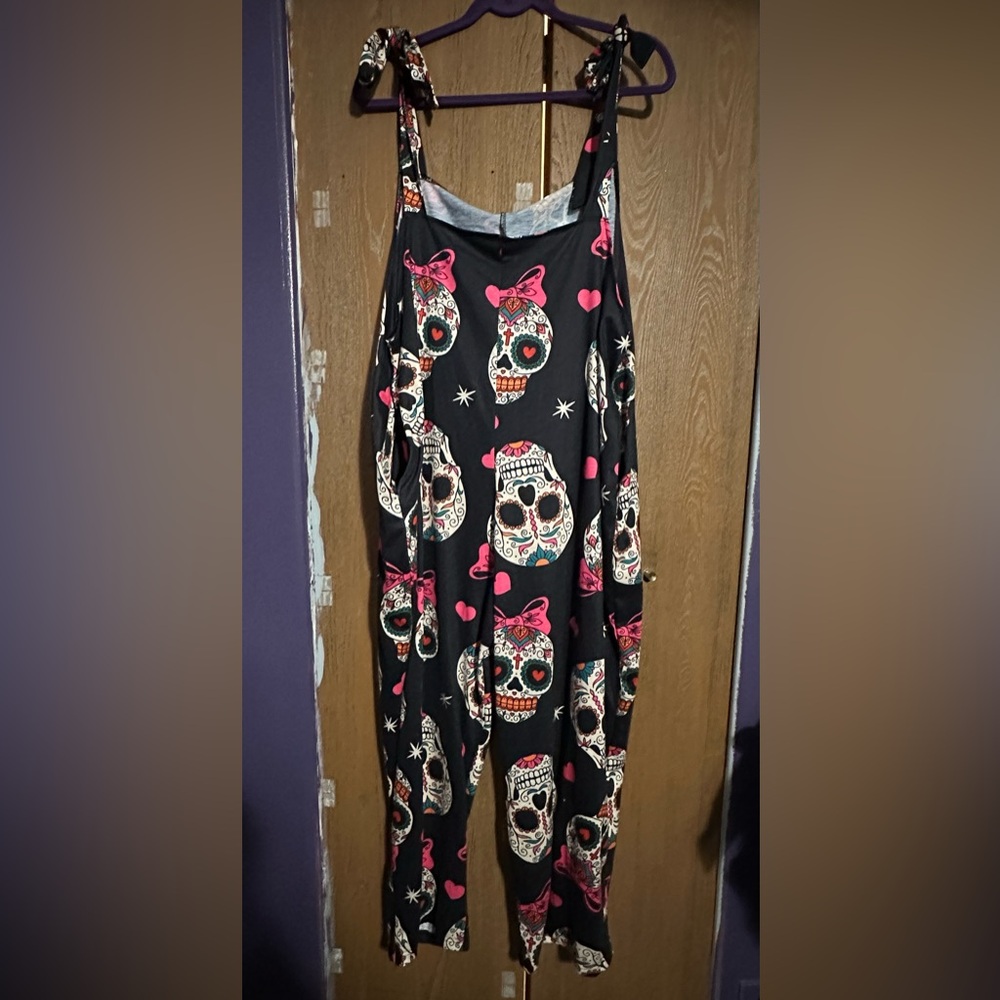 Colorful Skull Print Jumper